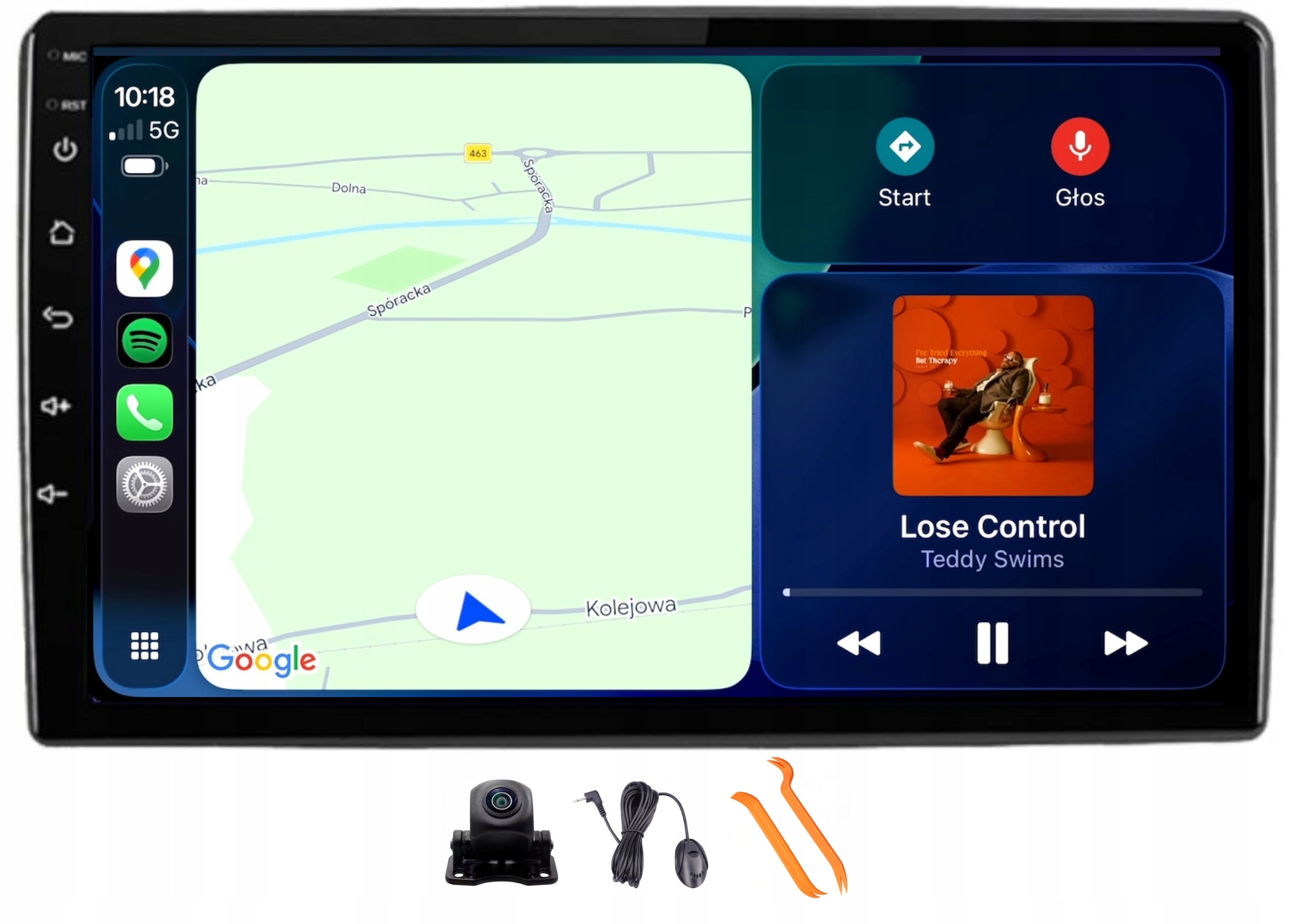 Radio Android Navigácia Ford Transit 8 9 18-23 8/256GB 2K Lte 4G CarPlay