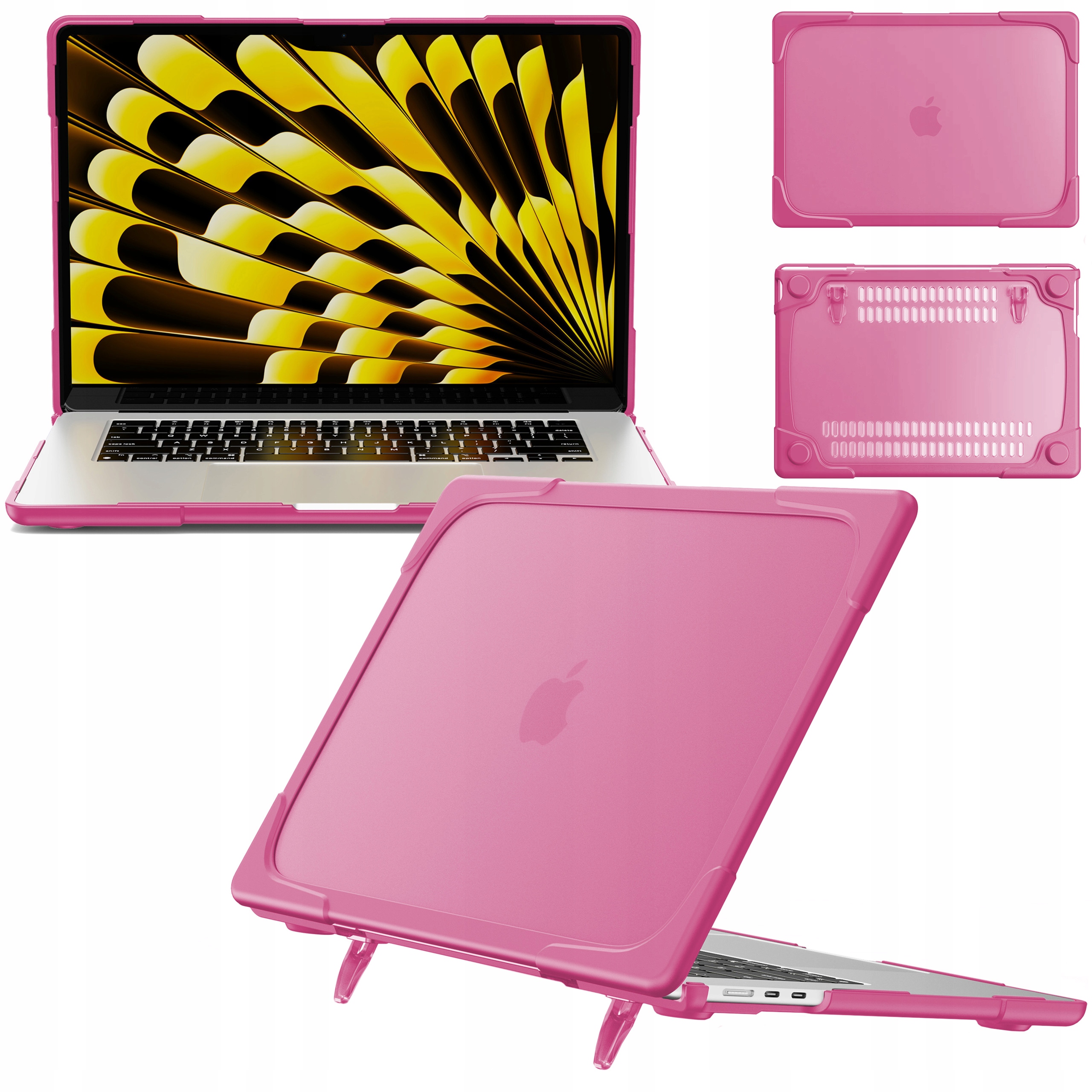 Etui do Macbook Air 13 M2 2022 M3 2024 M4 2025 M5 2026 Rugged matowe