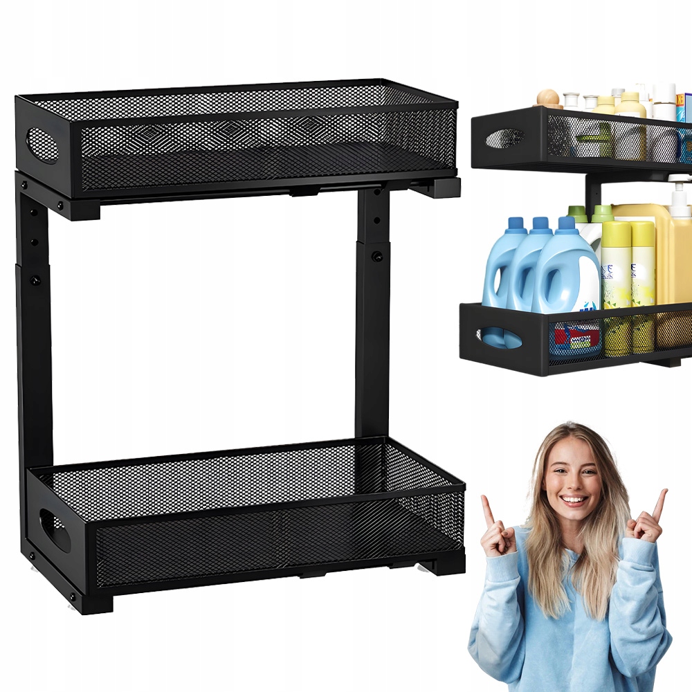 Výsuvná Polička Kuchyňský Regál Univerzální, Odolný, Prémiový, Na Koření