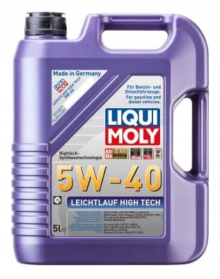 Olej Liqui Moly 5V40 5 L Leichtlauf High Tech A3/B4 Sn/cf 502.00 505.00