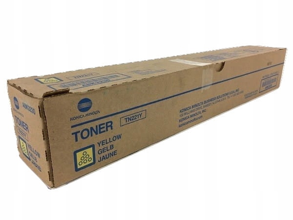 Toner TN-221Y A8K3250 pre Km BizHub C227 C287, výťažnosť 21 000 strán