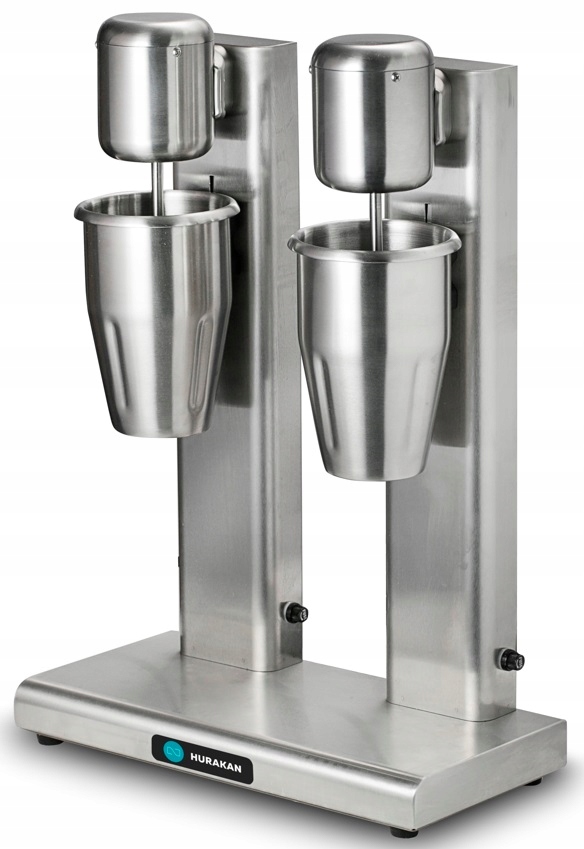 MilkShaker Mixér na mléčné nápoje Koktejlovač dvojitý 2x 0,9L HKN-FR2GM