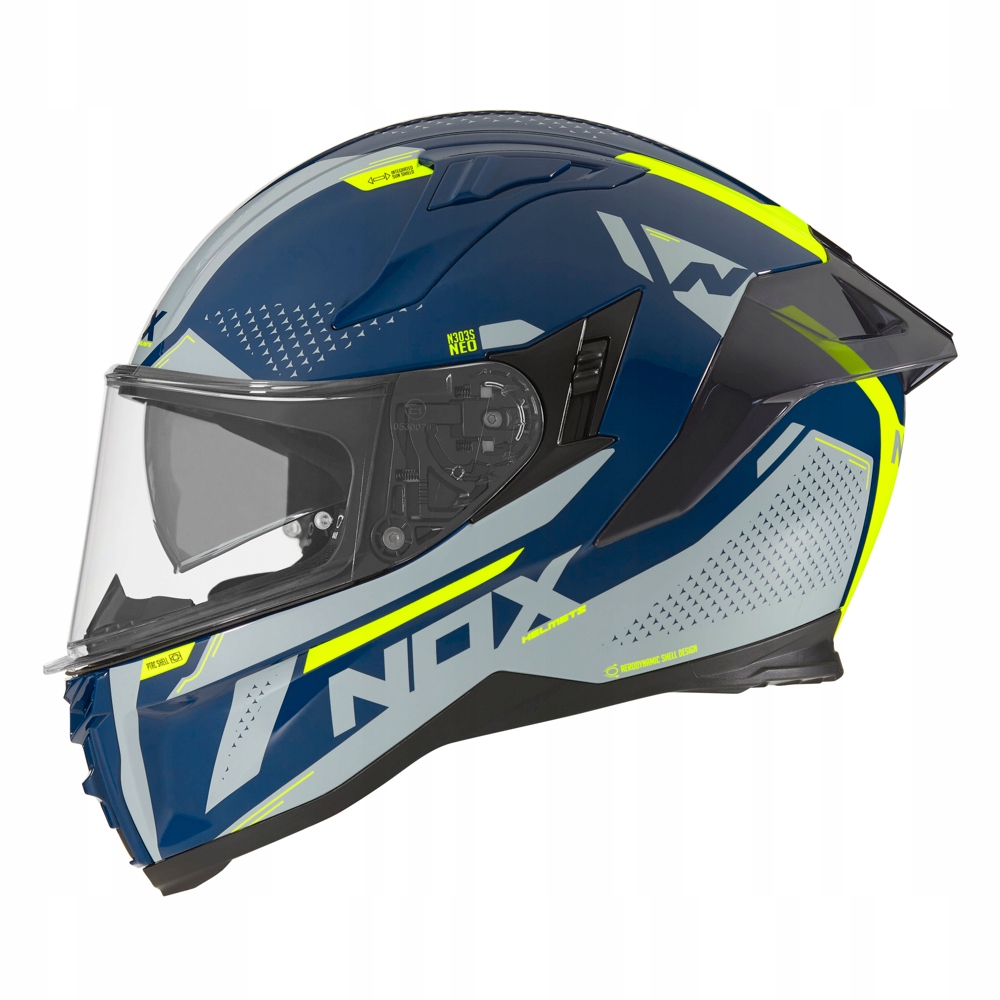 

Kask Motocyklowy Nox 303-NEO Blu System PINLOCK120