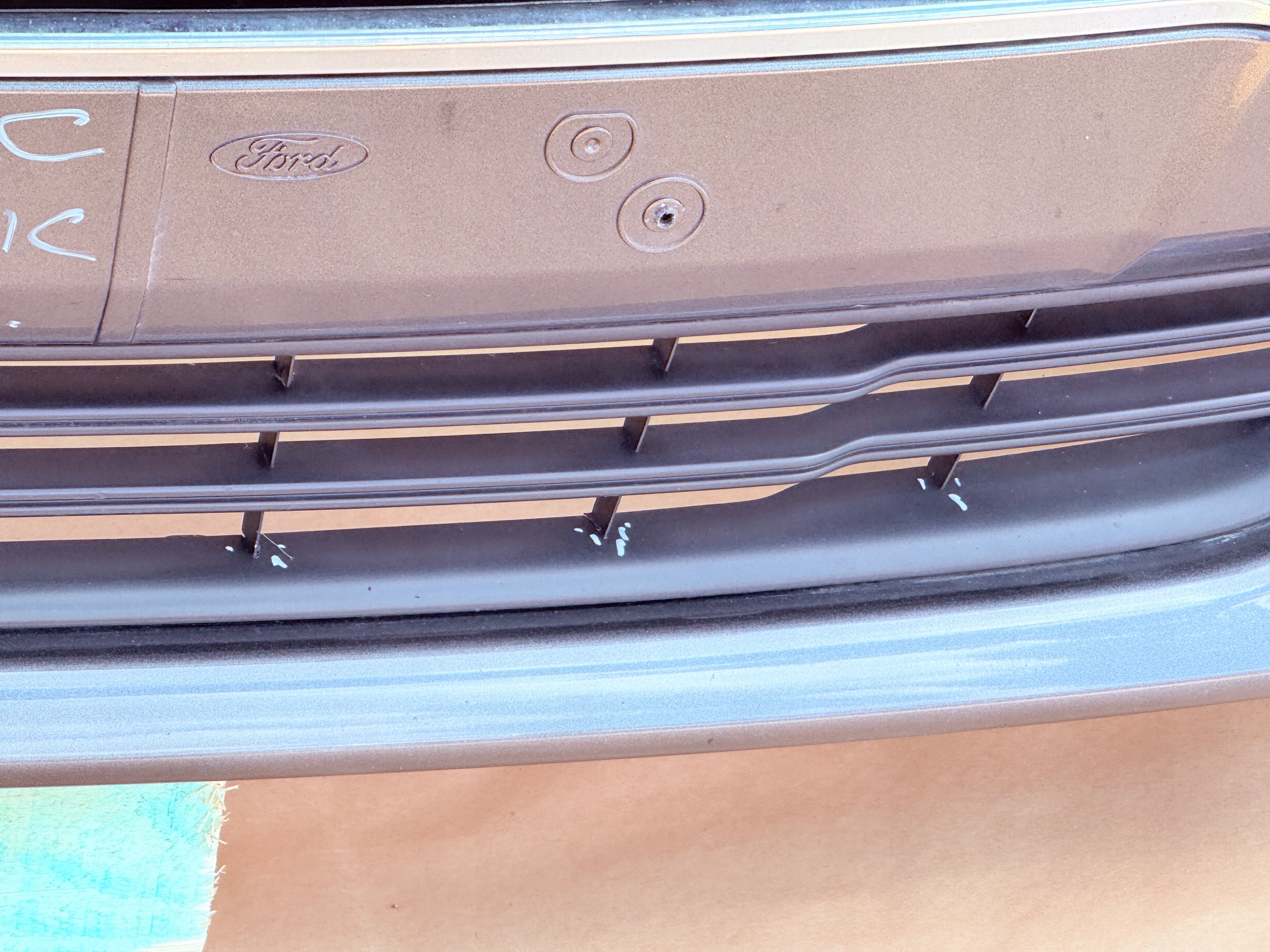 FORD FIESTA MK7 LIFT 2012-2017 bumper front MAGNETIC GRAY original