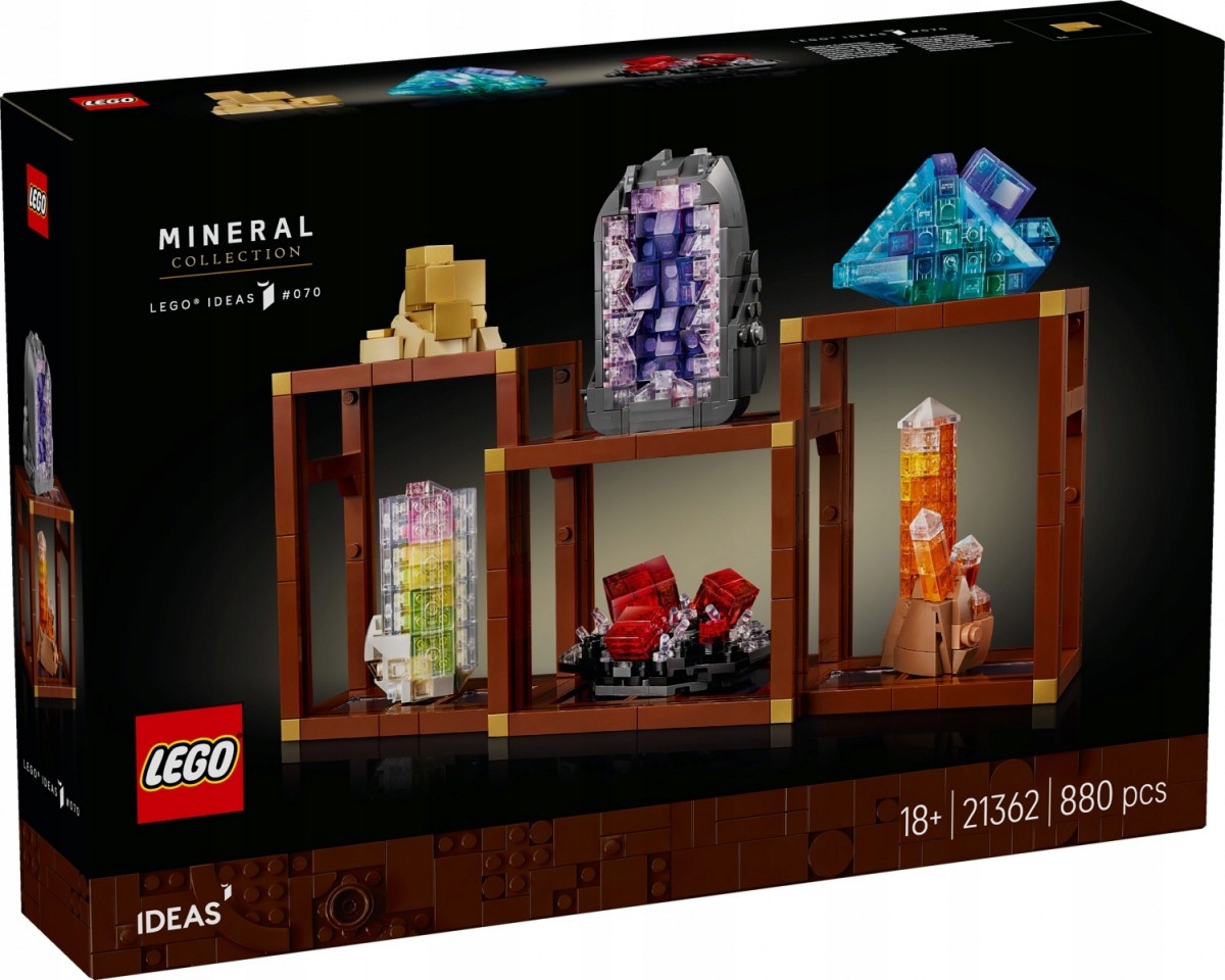 Lego Stavebnice nápady 21362 Kolekce minerálů