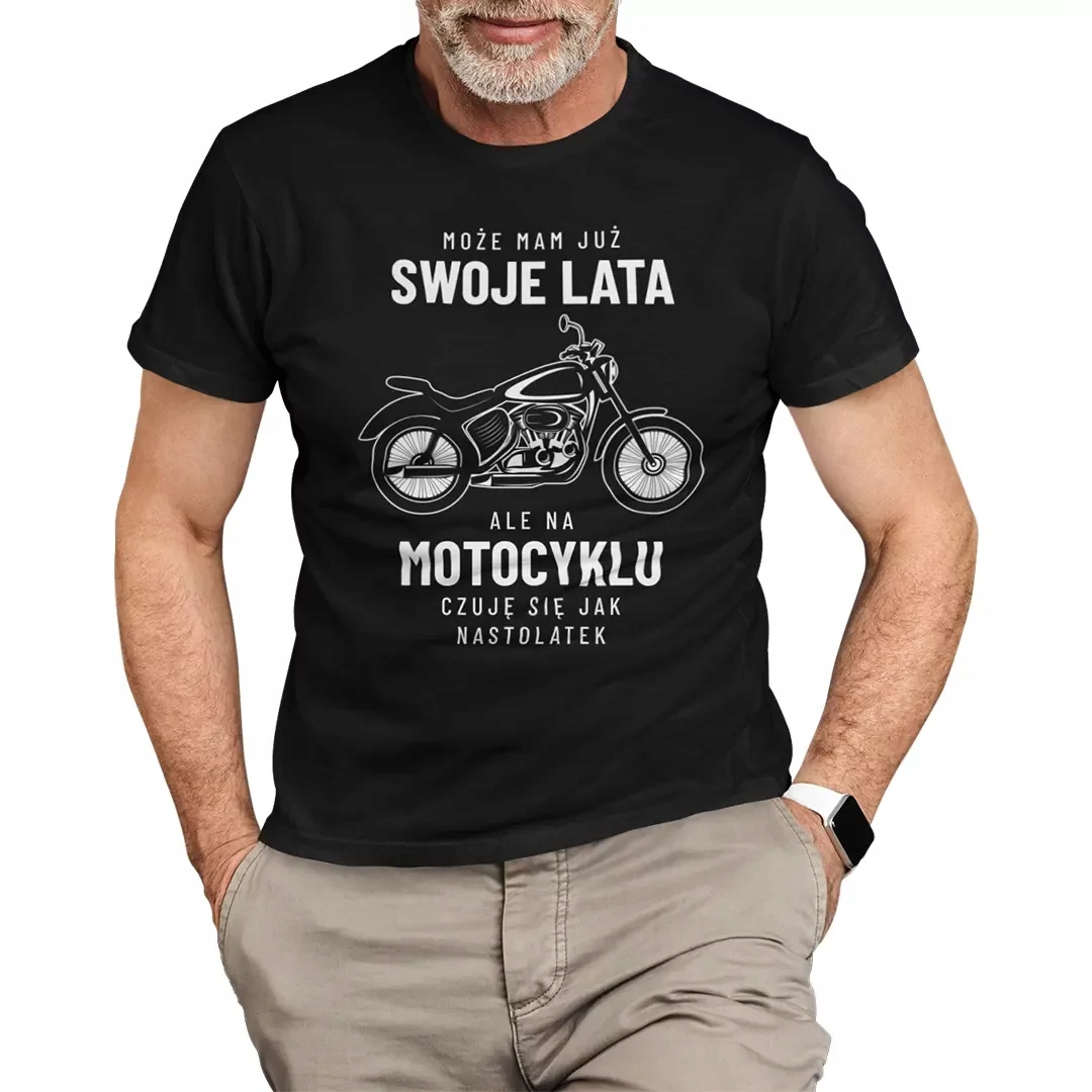 

Koszulka Dla Motocyklisty Mam Juz Swoje Lata