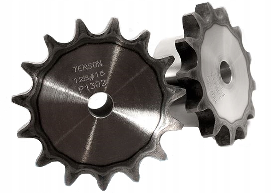 Koło łańcuchowe z piastą 12B1 Z30 zęby hartowane, łańcuch 3/4" Din 8187