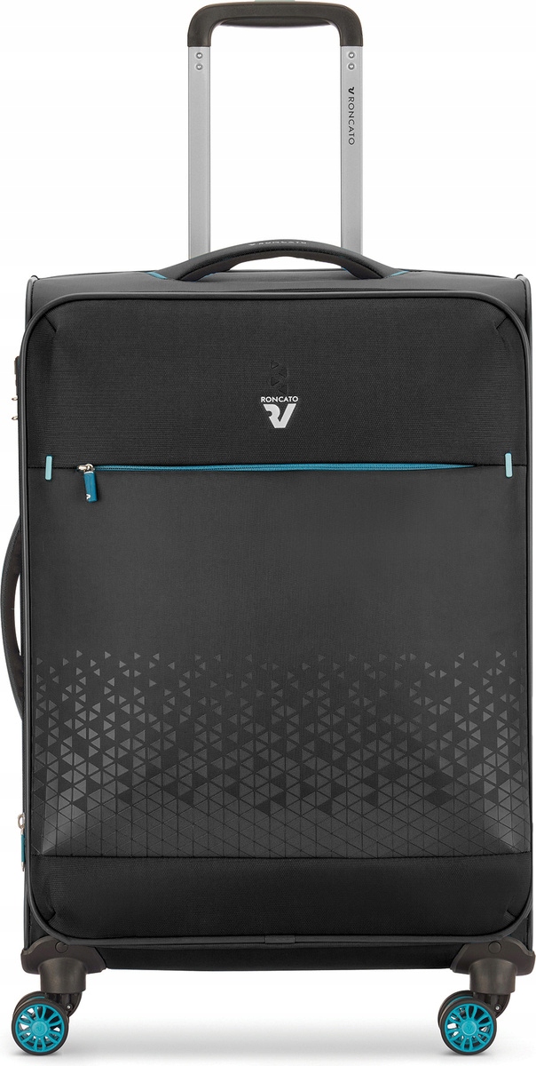 Walizka średnia Roncato Crosslite 65 cm Czarna