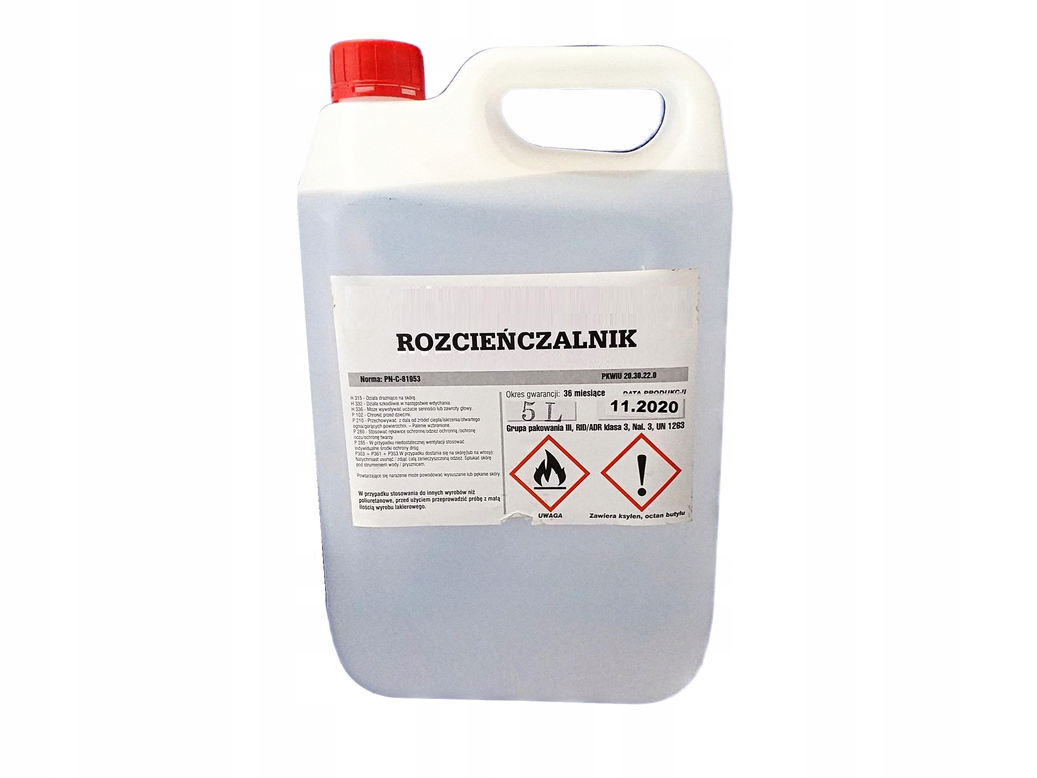 

Rozcieńczalnik Rozpuszczalnik Chlorokauczukowy 5L