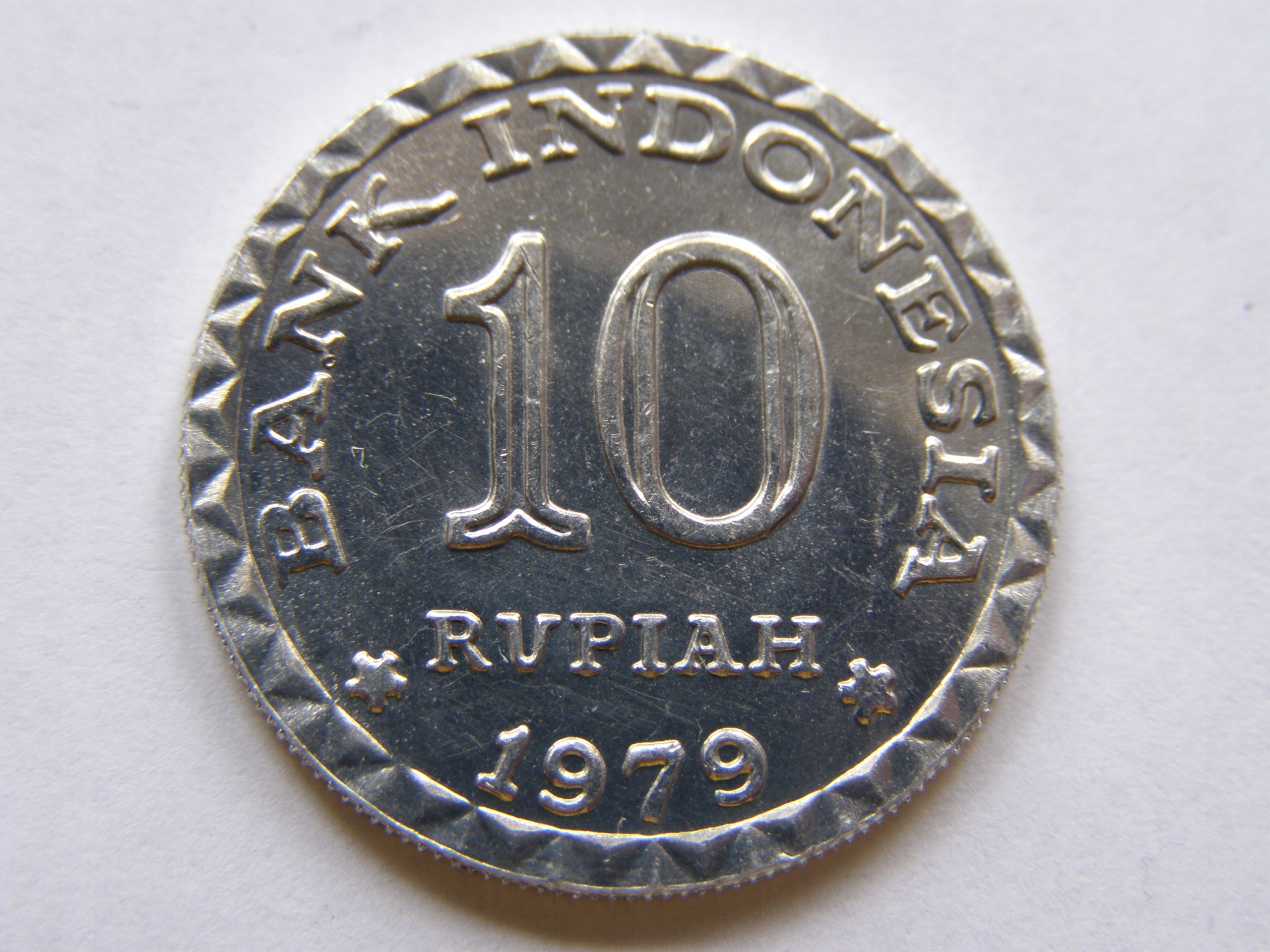 INDONEZJA 10 RUPIAH 1979 ROK F.A.O. !!!!!!!!! 1260
