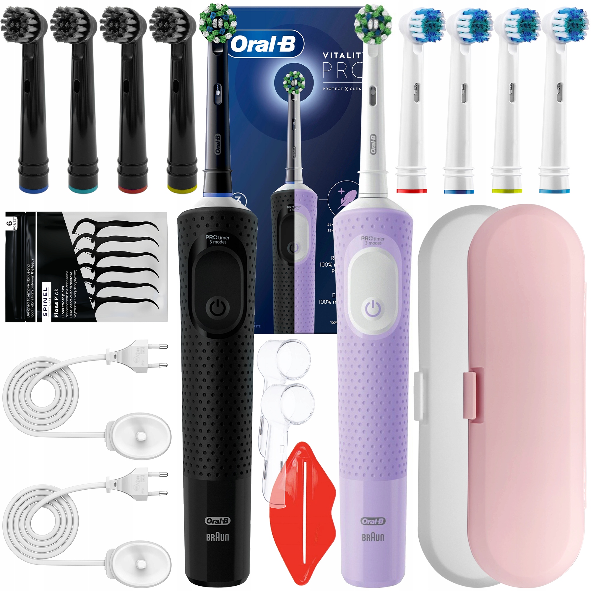 Szczoteczka Elektryczna Oral-b Vitality Pro D103 Black Lilac Dwupak