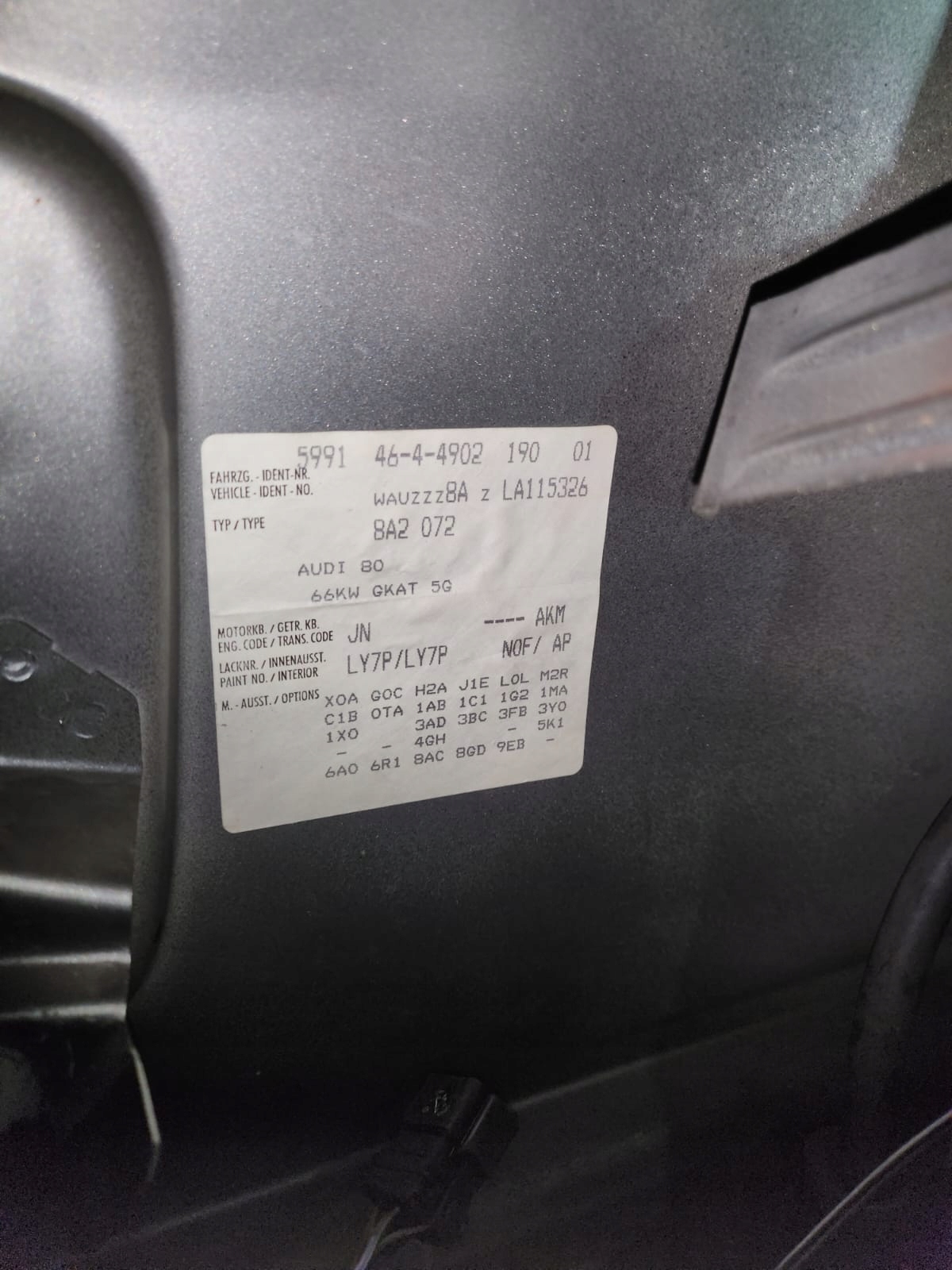 AUDI 80 B3 86-91 nárazník předek přední