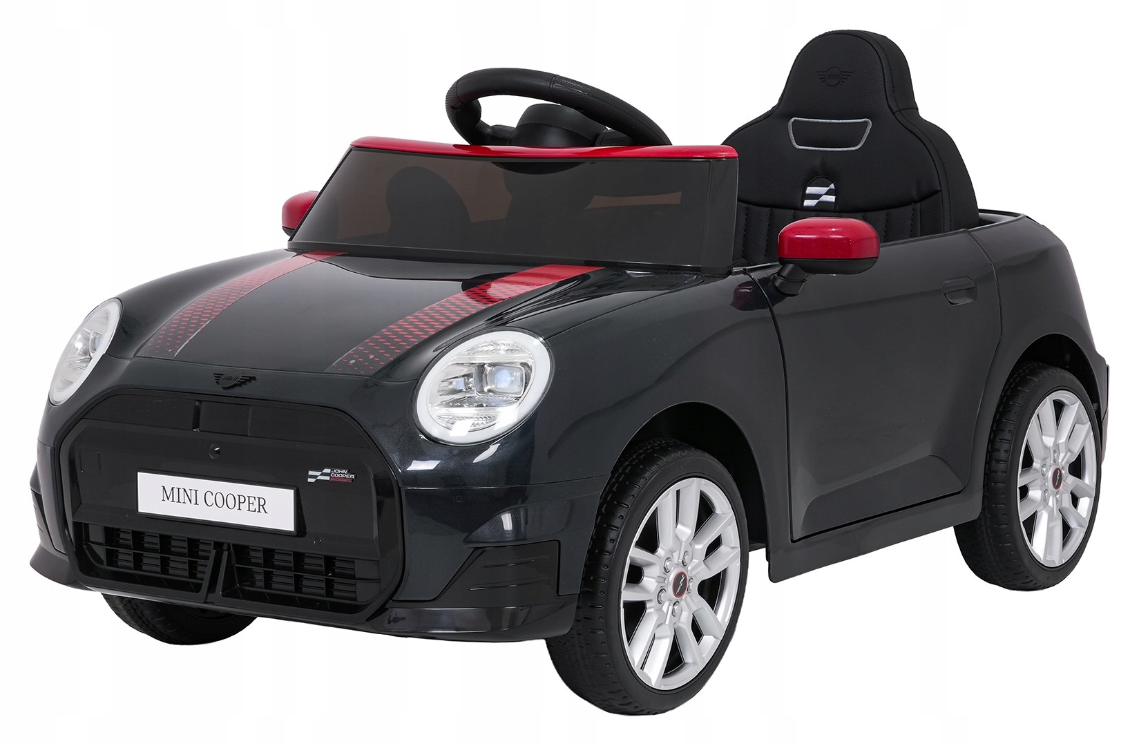 Autko pojazd na akumulator dla dziecka Mini Cooper pilot dla rodzica Prezet