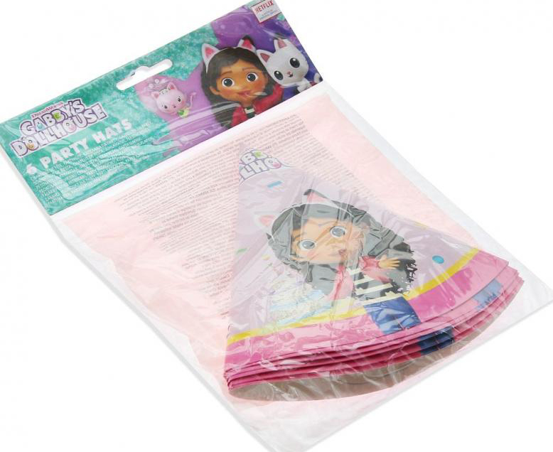 CZAPECZKI IMPREZOWE KOCI DOMEK GABI PREZENT 6szt Marka inna marka