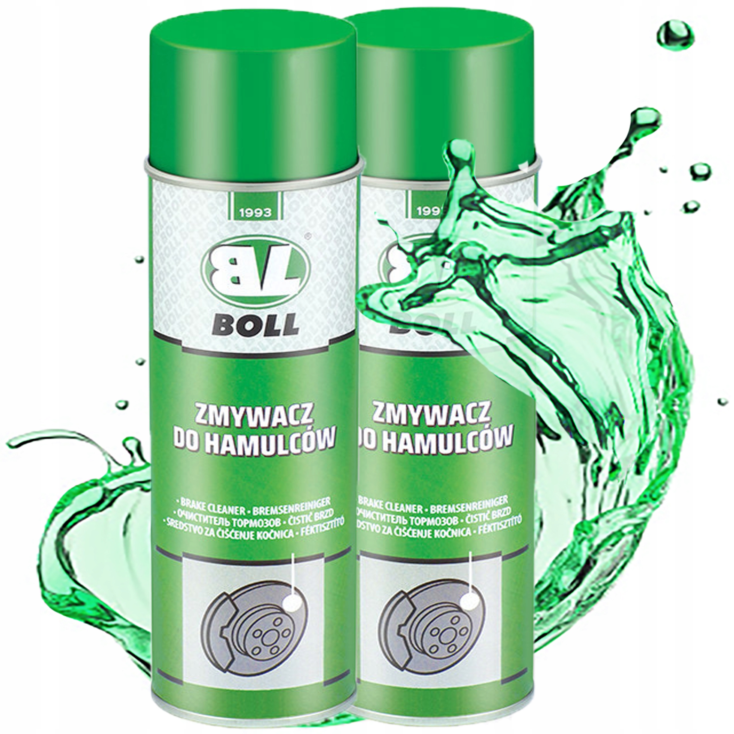 Zmywacz Odtłuszczacz Do Hamulców Tarcz Klocków Bębnów Sprzęgieł Boll x2