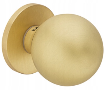 Jednostranná pevná gombíková tyč 683 5S-158 mosadz mat