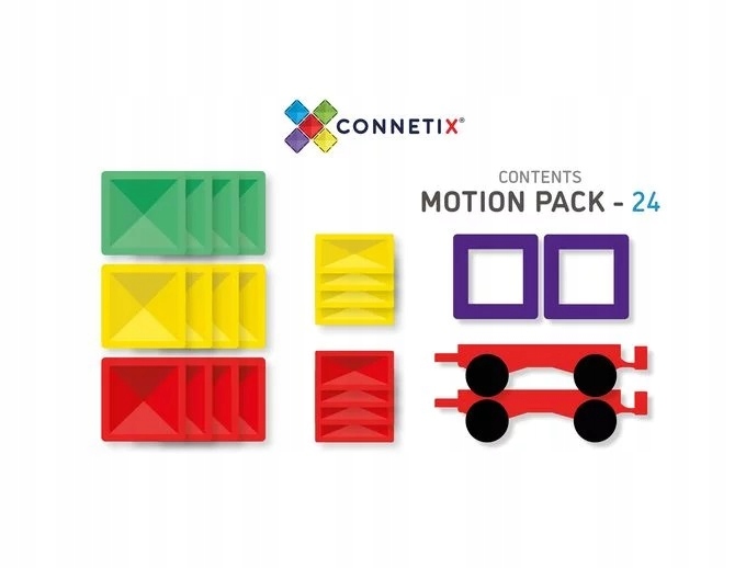 CONNETIX KLOCKI MAGNETYCZNE RAINBOW MOTION PACK 24 EL. Kod producenta Klocki magnetyczne