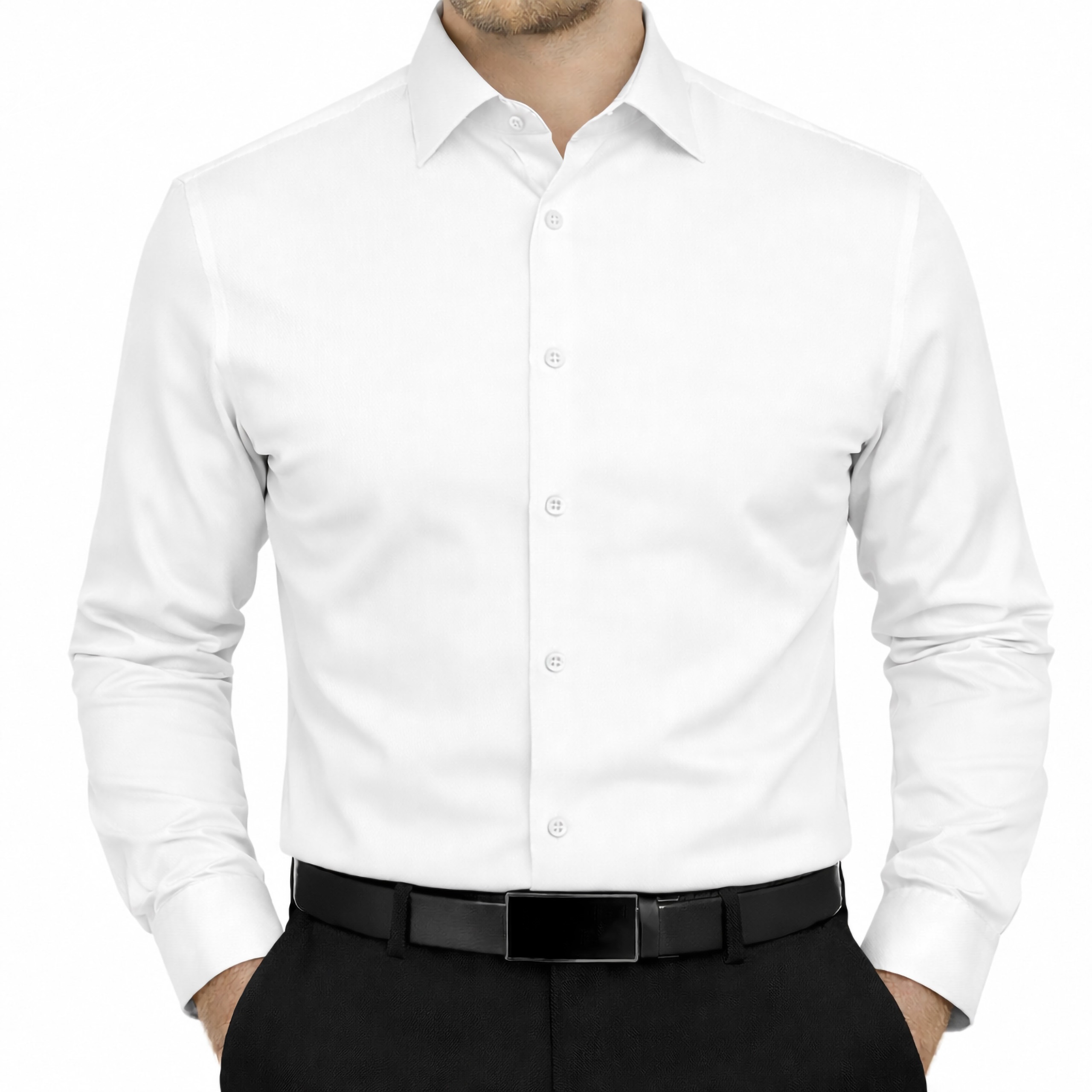 Koszula męska Biała Victorio rozmiar Regular XL wizytowa Twill