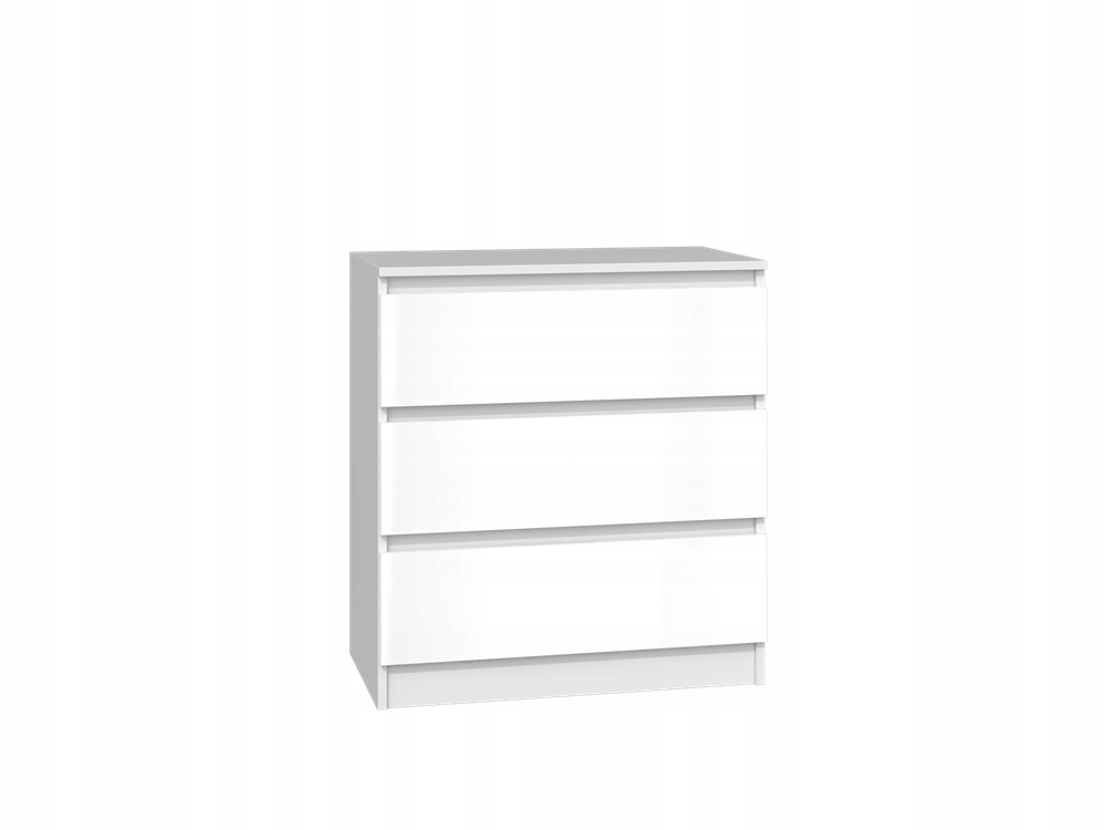 Wąska i pojemna komoda z 3 szufladami 70 cm Kolekcja Malwa