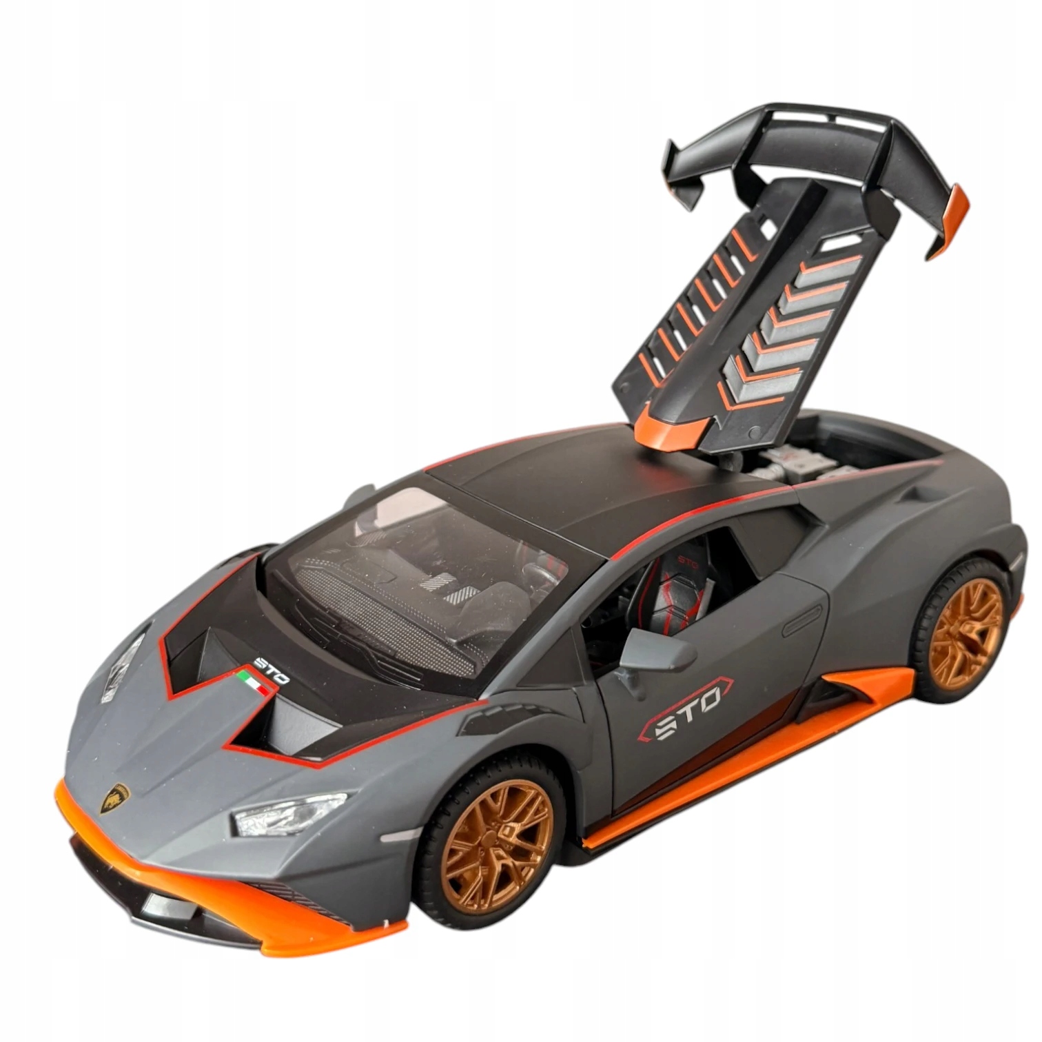 Metalowy Model Samochodu Lamborghini Huracán Sto 1:24 Dźwięk Napęd