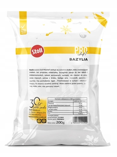 5 x Stoll Pro Chef Bazalka 200 g