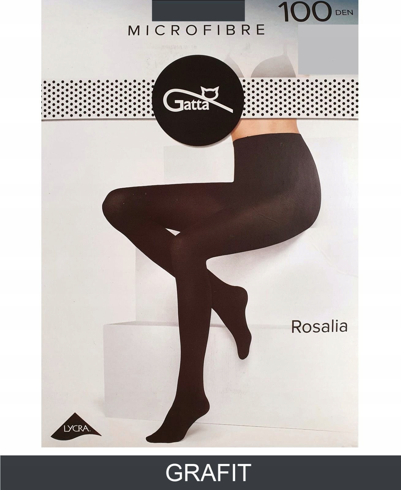 

Gatta Rosalia 100 Rajstopy damskie Mf 3-M Grafit