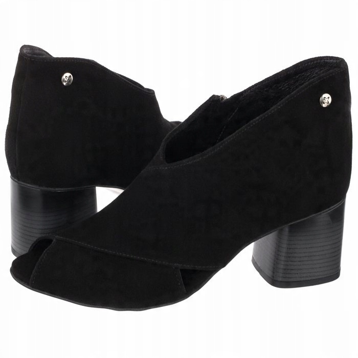 

Buty Damskie Botki Maciejka Czarne 05447-01