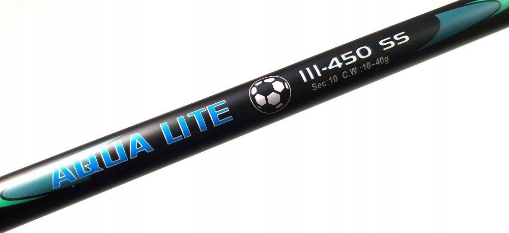 Wędka węglowa Aqua Lite Telespin Match 4,5m 10-40g Ciężar wyrzutu 10-40 g