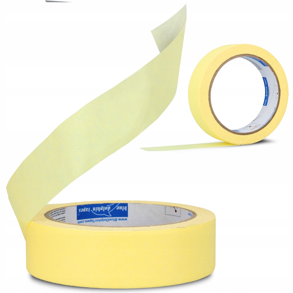 

Taśma Maskująca Malarska Papierowa Żółta 32m 30mm