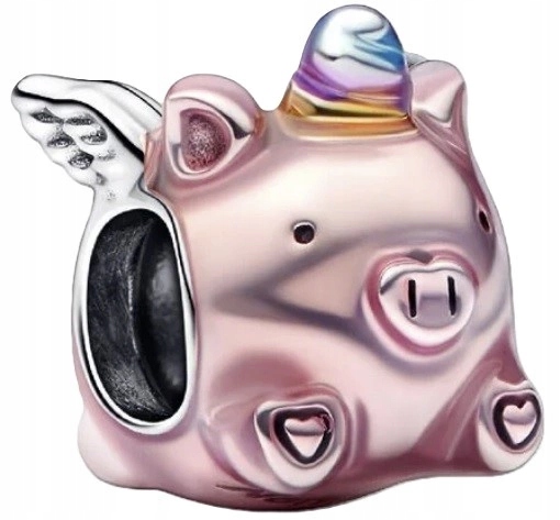 Přívěsek Pandora Okřídlené Prasátko Jednorožec 792573C01