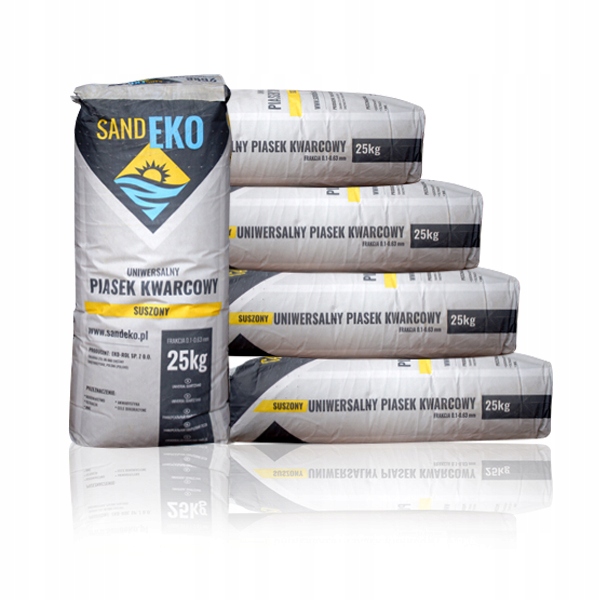 Piasek kwarcowy filtracyjny do pomp basenowych 25kg Kod producenta SE25