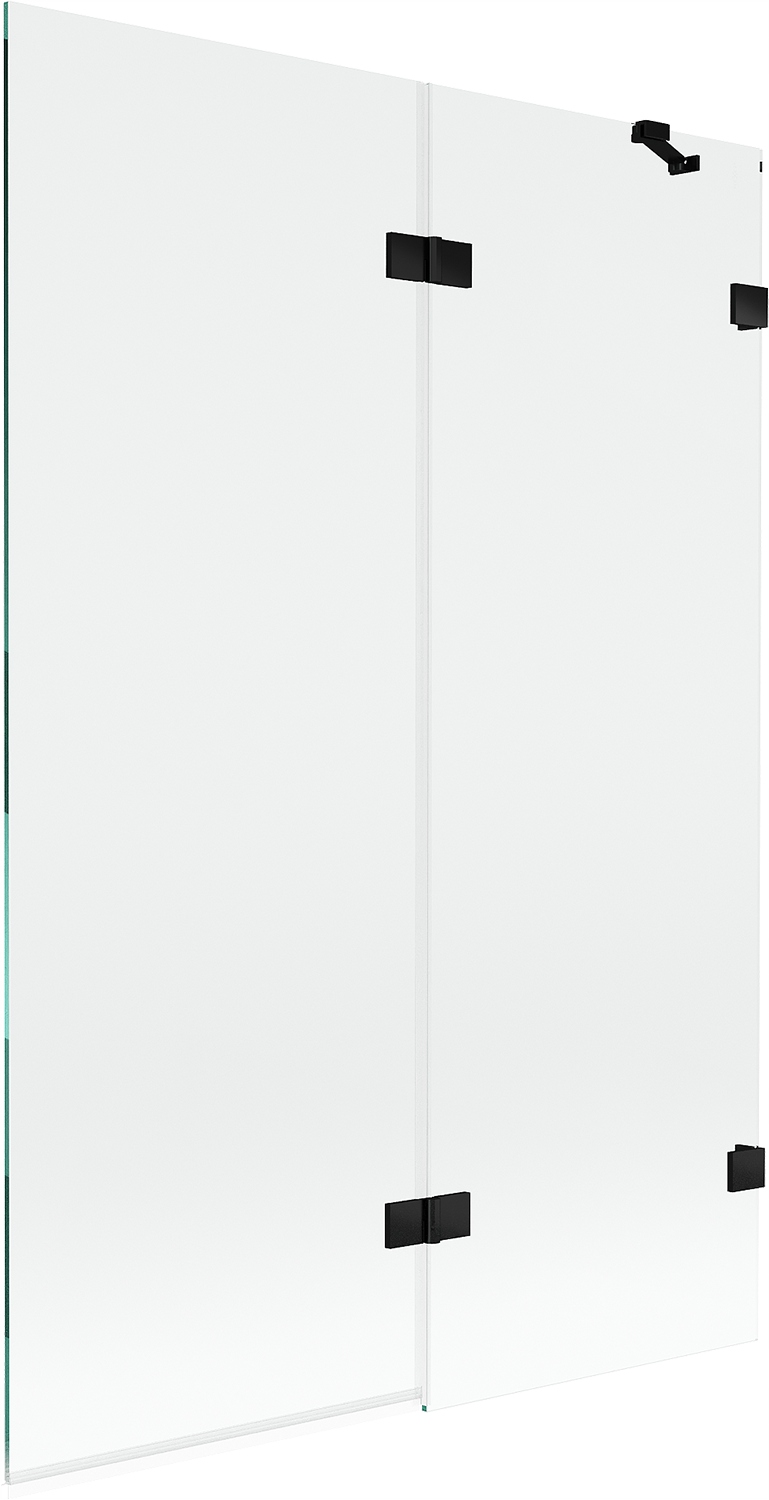 Mexen Lunar vanová zástěna 2-křídlová pravá 120 x 150 cm, transparentní, če