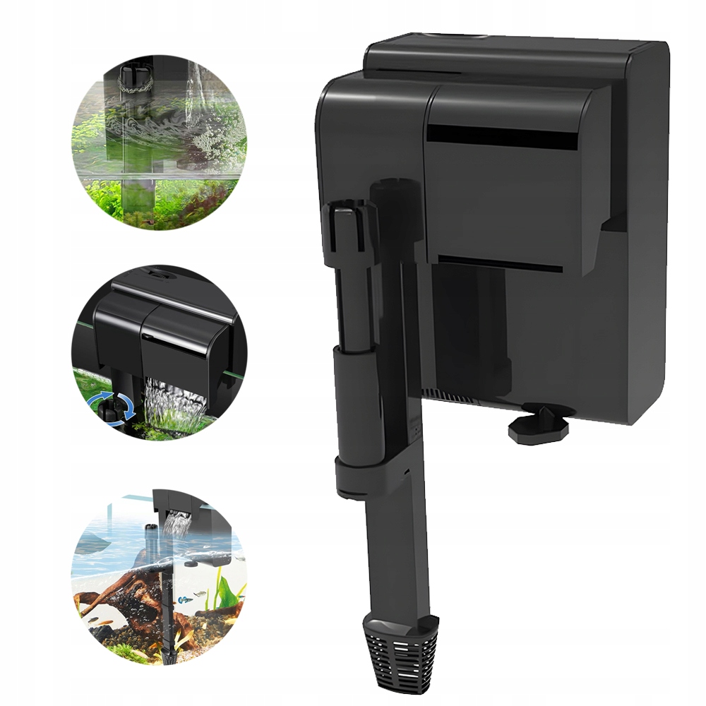 Vnější filtr pro akvária 450 l/s Uv lampou, filtr s regulací průtoku