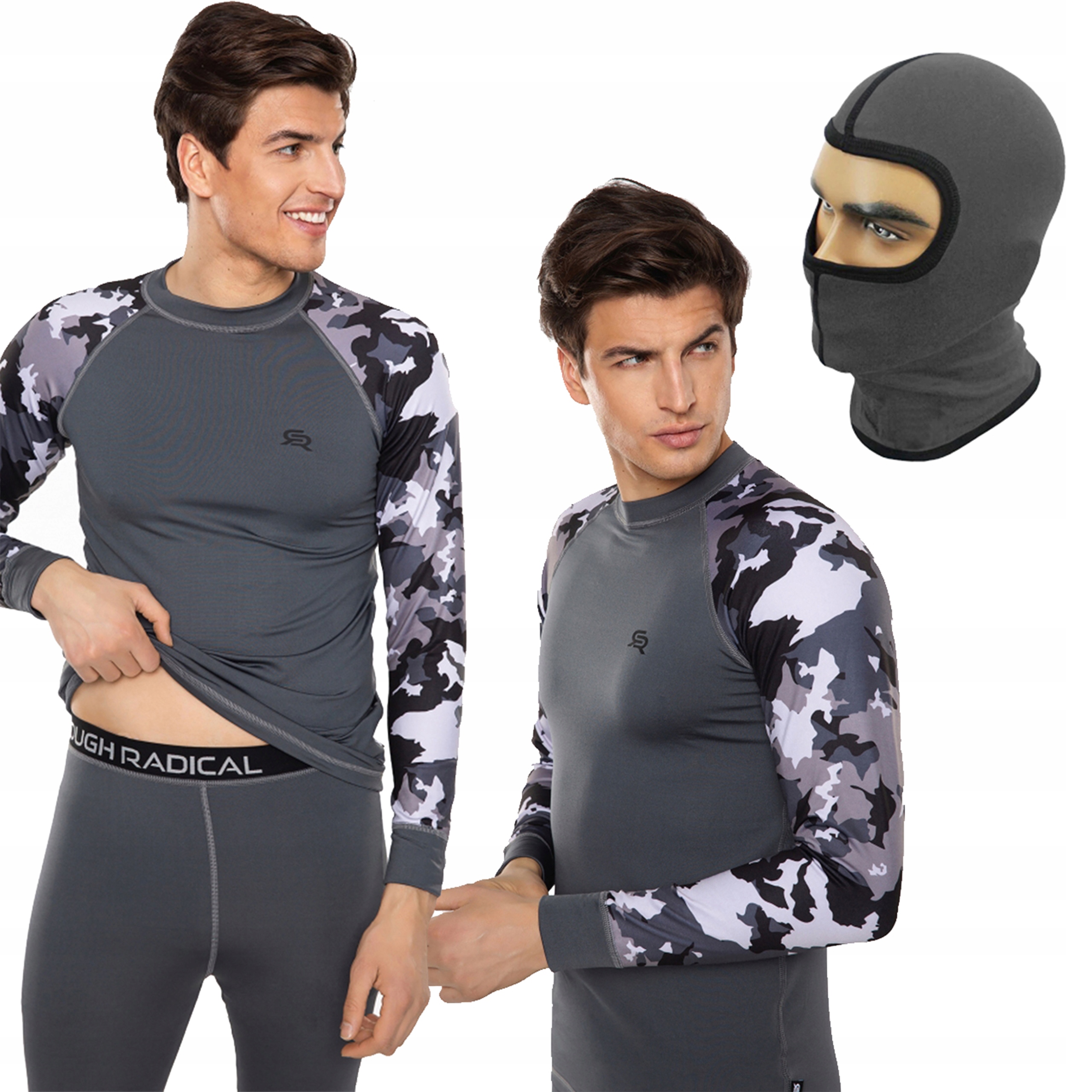 Rough Radical komplet męski Shooter grey moro 3XL