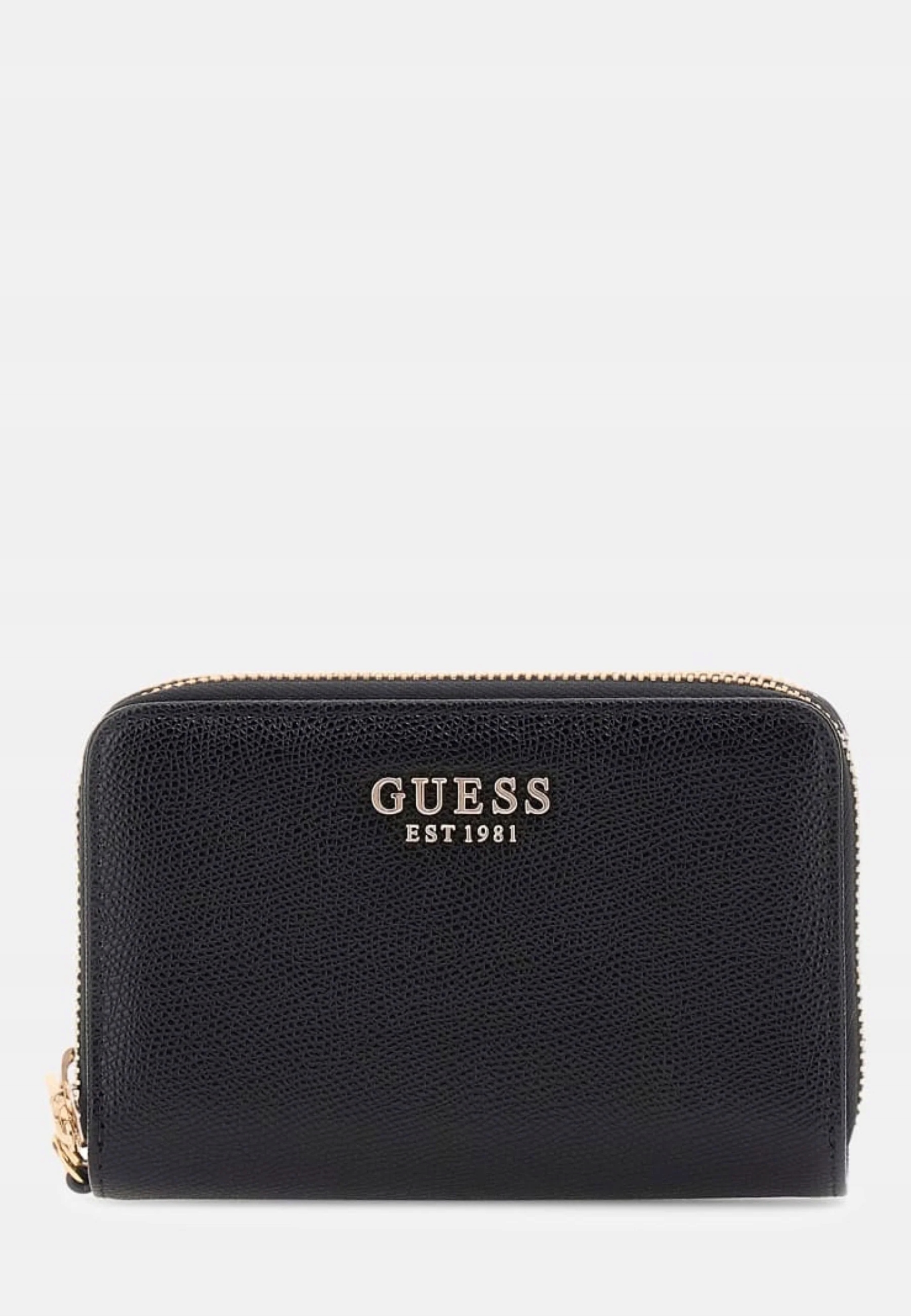 Guess Peněženka S Dvojitým Zipem BG7898164 Černá