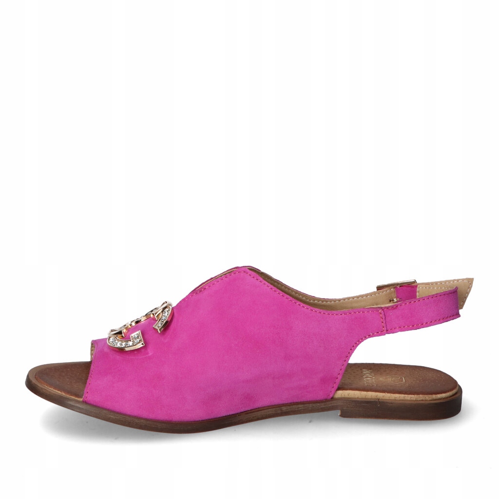 Sandały Nicole 2815/067 Fuksja zamsz 39 Rozmiar 39
