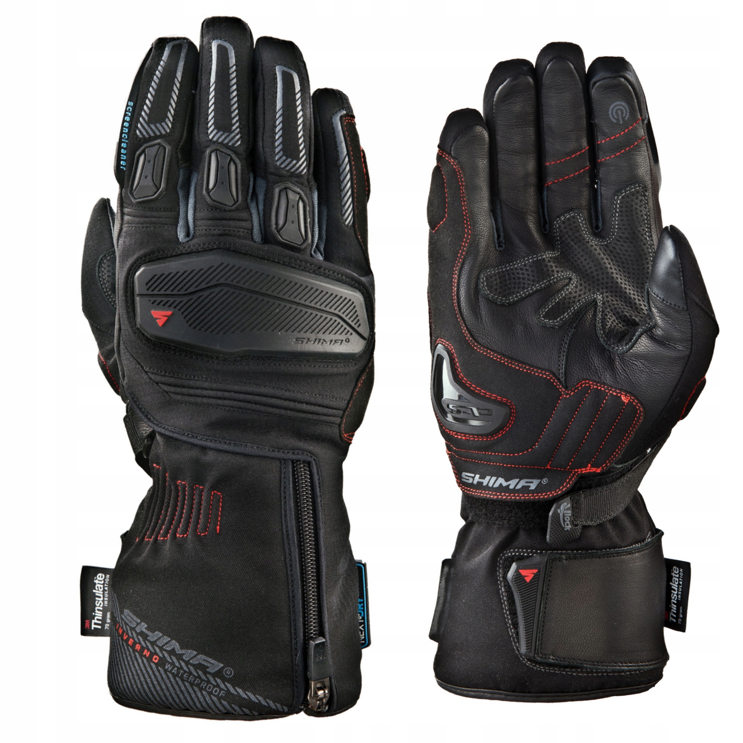 

Shima Inverno ocieplane rękawice motocyklowe