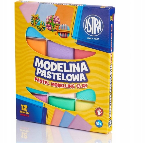 

Modelina pastelowa 12 kol. zabawa dla dzieci