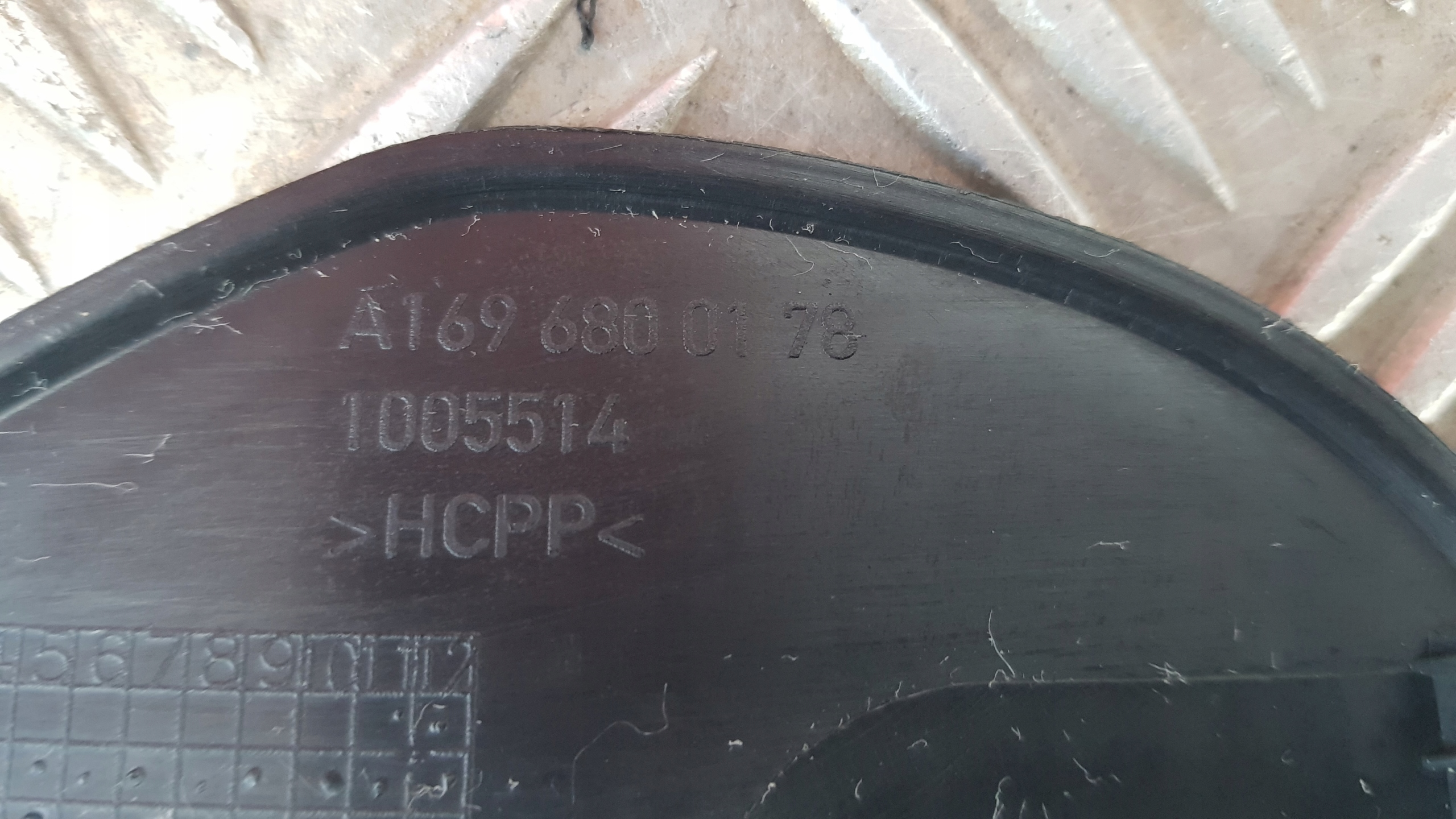 MERCEDES W245 plastica interna consolle sinistra a1696800178