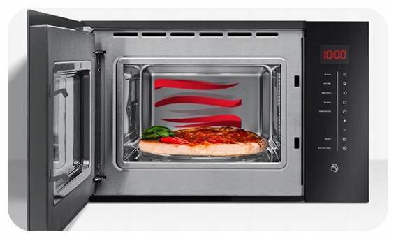 Kuchenka mikrofalowa AMICA AMMB25E2GI X-TYPE 25l Czarny/Inox GRILL Timer Model AMMB25E2GI X-TYPE