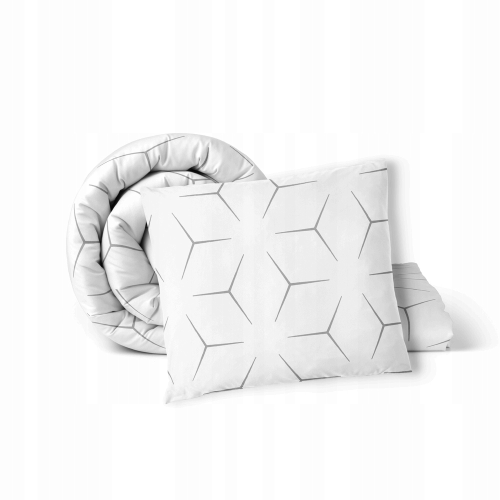 Krepové Povlečení 160x200 Povlak 70x80 Hrubá Polská Bavlna Milano bílá