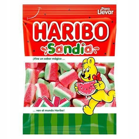 20 Sztuk Haribo Żelki 90G Sandia Arbuz