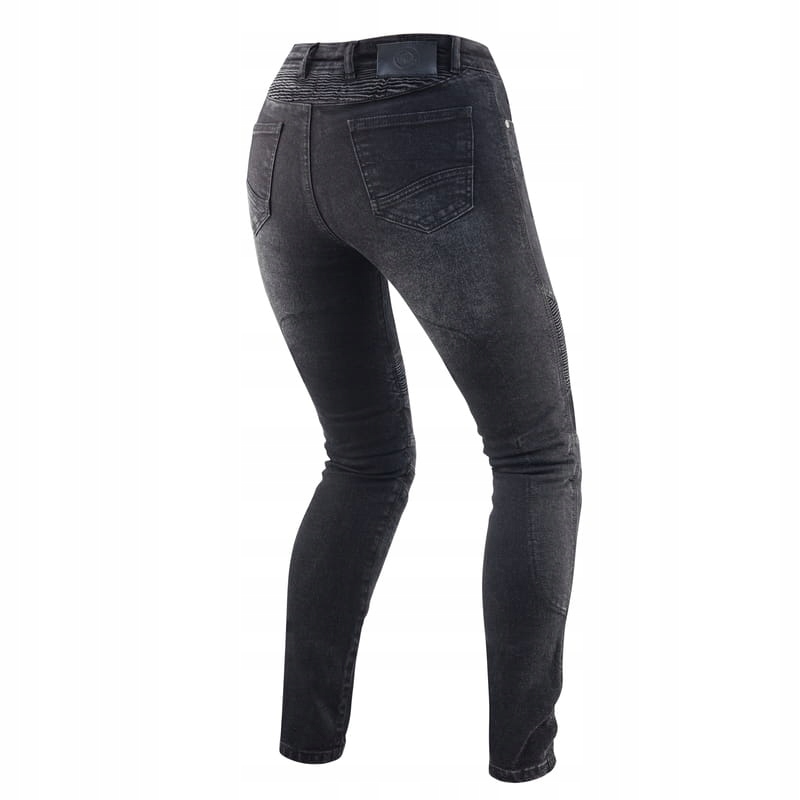 SPODNIE JEANS REBELHORN VANDAL LADY DENIM WASHED BLACK [Rozmiar D28/30] Rozmiar 28/30