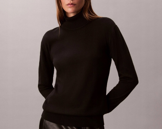 Svetr Calvin Klein Golf Regular Fit s přídavkem vlny M