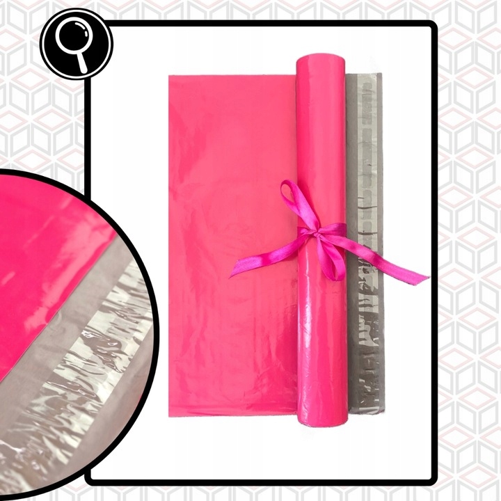 FOLIOPAKI KURIERSKIE RÓŻOWE A3 310x420 50szt Marka Ironpack