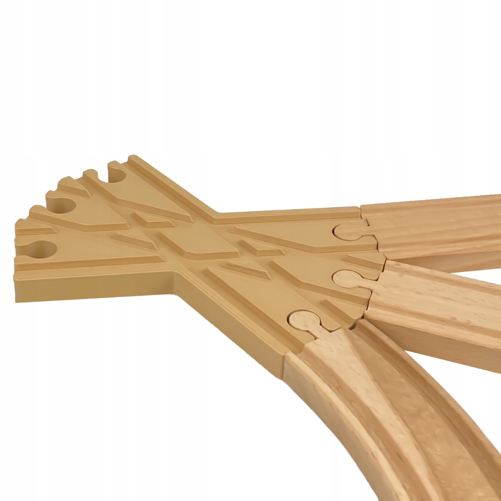 PRZEJAZD ROZJAZD DO KOLEJKI KOMPATYBILNY Z IKEA LILLABO I BRIO Seria Do KOLEJKI DREWNIANEJ