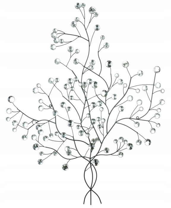 Dřevo Listy Krásná Nástěnná Dekorace 89x77 71630