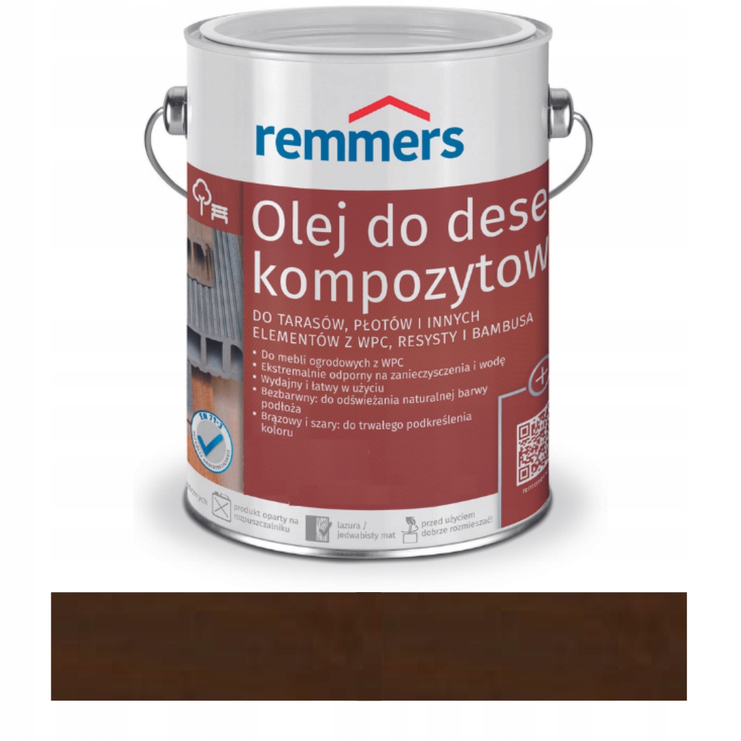 Remmers Wpc olej do kompozytu taras 0,75l Brązowy