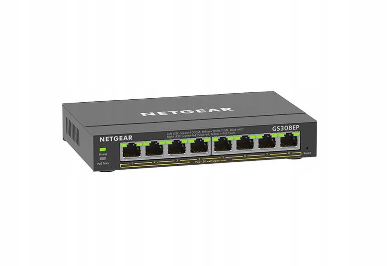 

Switch smart Netgear GS308EP-100PES 8x 10/100/1000