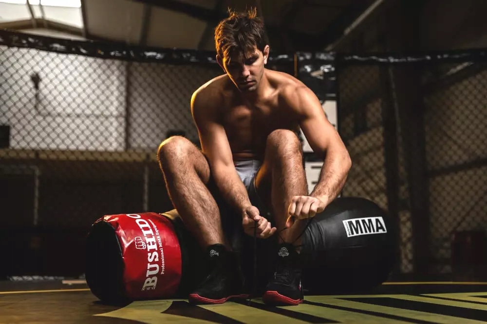 BUTY TRENINGOWE ZAPAŚNICZE MMA ZAPASY SKÓRA DBX BUSHIDO ARS-2051A ROZM. 45 Rozmiar 45